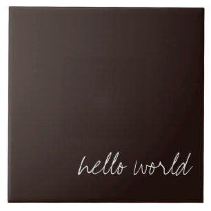 ダークチョコパーソナライズされたコレートブラウン タイル