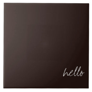 ダークチョコパーソナライズされたコレートブラウン タイル