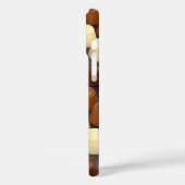 ダークチョコレートとミルクチョコレートのプリン Case-Mate iPhoneケース (裏面 / 左)