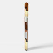 ダークチョコレートとミルクチョコレートのプリン Case-Mate iPhoneケース (裏面 / 右)