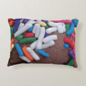 ダークチョコレートアイスクリームとレインボースプレー アクセントクッション (裏面)