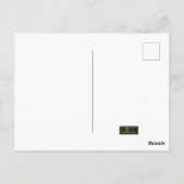 ダークチョコレートアイスクリームとレインボースプレー ポストカード (裏面)