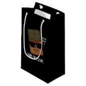 ダークチョコレートキャンディおもしろいプンダークBG スモールペーパーバッグ (正面アングル)