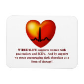 ダークチョコレートセラピー磁石 マグネット (横)