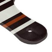 ダークチョコレートブラウンストライプズ カッティングボード (角)