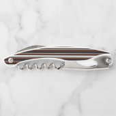 ダークチョコレートブラウンストライプズ ソムリエナイフ (裏面)