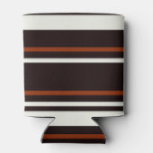 ダークチョコレートブラウンストライプズ 缶クーラー (裏面)