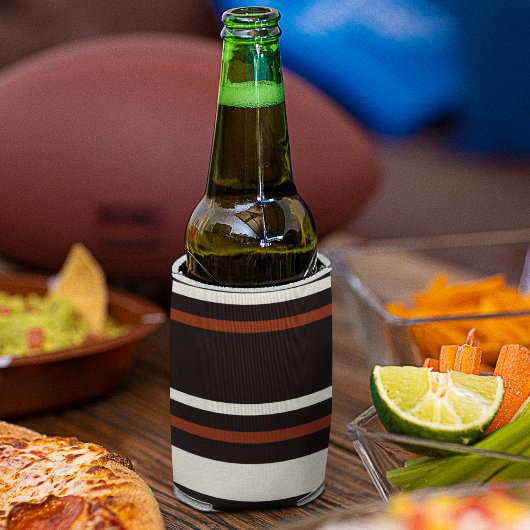 ダークチョコレートブラウンストライプズ 缶クーラー