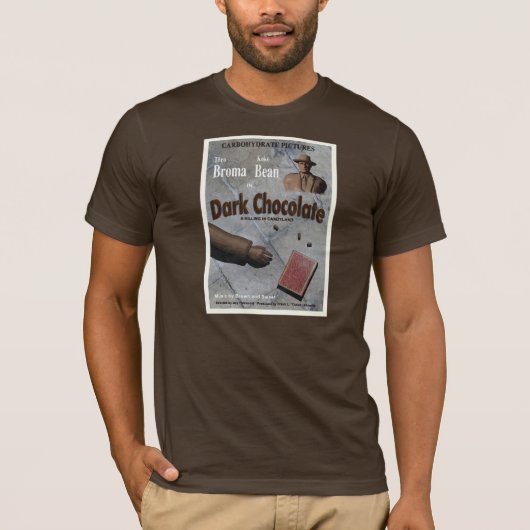 ダークチョコレート映画 Tシャツ (正面)