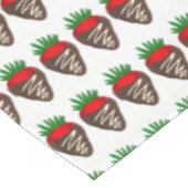 ダークチョコレート被覆浸漬イチゴグルメ テーブルクロス (アングル)