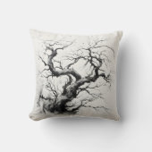 ダークツリーイ絵を描ンク クッション (正面)