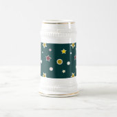 ダークティールの星柄 ビールジョッキ (中央)
