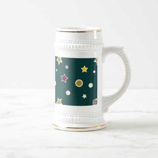 ダークティールの星柄 ビールジョッキ (右)