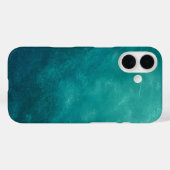 ダークティールオンブレテクスチャー Case-Mate iPhoneケース (裏面 (横))