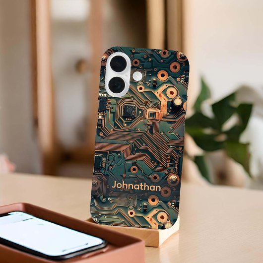 ダークティールゴールド基板カスタム Case-Mate iPhoneケース