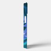 ダークティール(緑がかった色)アゲートゲーデモノグラム Case-Mate iPhoneケース (裏面 / 右)