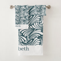 ダークティール（緑がかった色）アールヌーボー