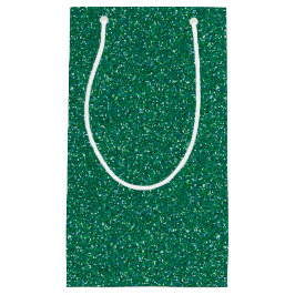 ダークティール（緑がかった色）スパークルグリッター抱き枕 スモールペーパーバッグ