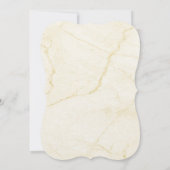 ダークティール（緑がかった色）結婚フローラブーケ セーブザデート (裏面)