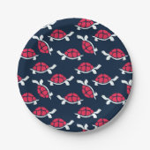 ダークテーマ トルテ カートゥーン ペーパープレート (正面)