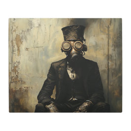 ダークディストピアンスチームパンク メタルプリント