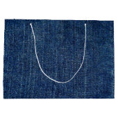 ダークデニム ラージペーパーバッグ (裏面)