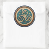 ダークトリスケールステッカー ラウンドシール (バッグ)