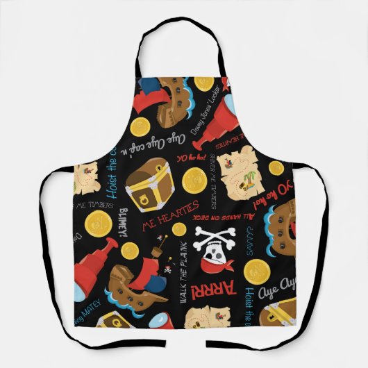 ダークトレジャーアイランドパイレーツパーティーエプロン エプロン (正面)
