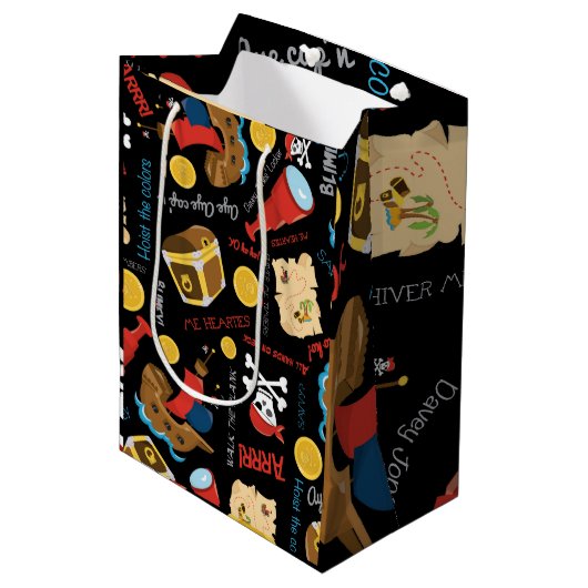 ダークトレジャーアイランドパーティー海賊中抱き枕 ミディアムペーパーバッグ (正面アングル)