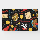 ダークトレジャーアイランドパーティー海賊旗 横断幕 (横)