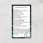 ダークトロピカルモナットウォッシュインストラクション 名刺 (裏面)