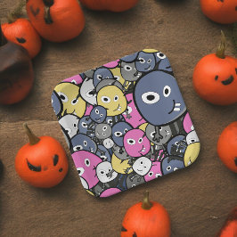 ダークドゥードルモンスター カートゥーン ペーパープレート