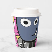 ダークドゥードルモンスター カートゥーン 紙コップ (裏面)