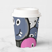 ダークドゥードルモンスター カートゥーン 紙コップ (右)