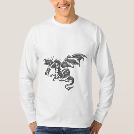 ダークドラゴンスウェットシャツ Tシャツ (正面)