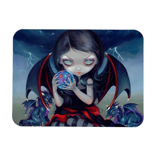 「ダークドラゴンリング」フレックス磁石 マグネット (横)