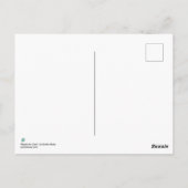 ダークドラゴン+魔女ファンタジーアートポストカードの準備 ポストカード (裏面)