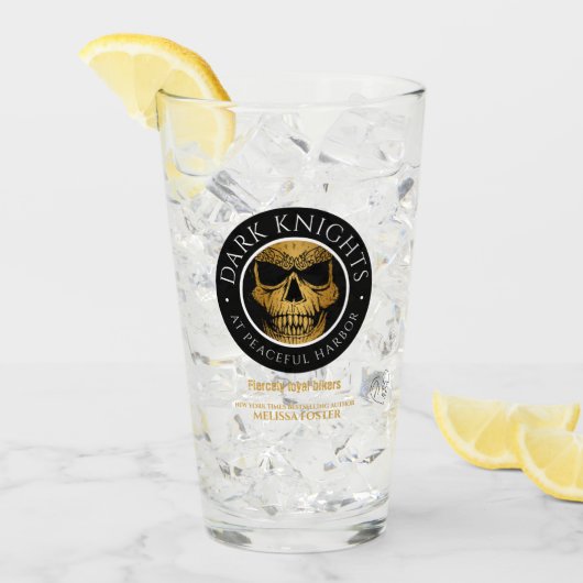 ダークナイツロゴガラス タンブラーグラス (アイス正面)