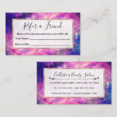 ダークナイトグラディエント銀河系白熱［赤熱］光を放つ〔占星術の〕十二宮図星空S 紹介カード (正面/裏面)