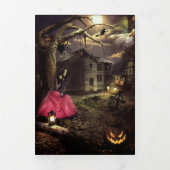 ダークナイトハローウィンパーティ 三つ折り招待状 (カバー)