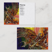 ダークナイトホワイトパール紙 名刺 (正面/裏面)