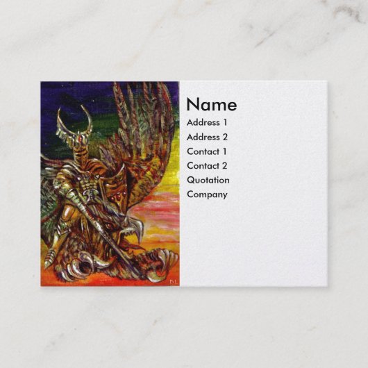 ダークナイトホワイトパール紙 名刺 (正面)