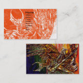 ダークナイト金ゴールドメタリック 名刺 (正面/裏面)