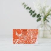 ダークナイト金ゴールドメタリック 名刺 (スタンド正面)