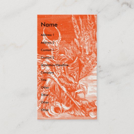 ダークナイト 名刺 (正面)