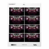 ダークナイトCookieハロウィーン食品ステッカーラベル ラベル (フルシート)