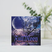 ダークネイチャー フルムーン ハロウィンパーティー 招待状 (スタンド正面)