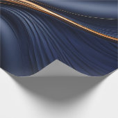 ダークネイビーとブロンズのメイトラッピング紙 ラッピングペーパー (角)