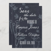 ダークネイビーチョークキノコ セーブザデート (正面/裏面)