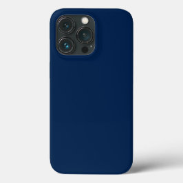 ダークネイビーブルーエレガント iPhone 13 PROケース